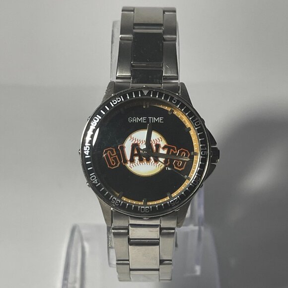 San Francisco Giants MLB Ladies Stainless-Steel Luxury Watch by Game Time NEW!!